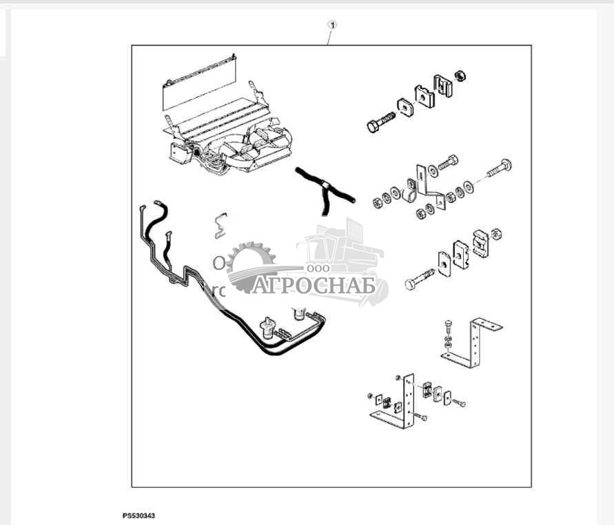 Оборудование, соломоразбрасыватель 